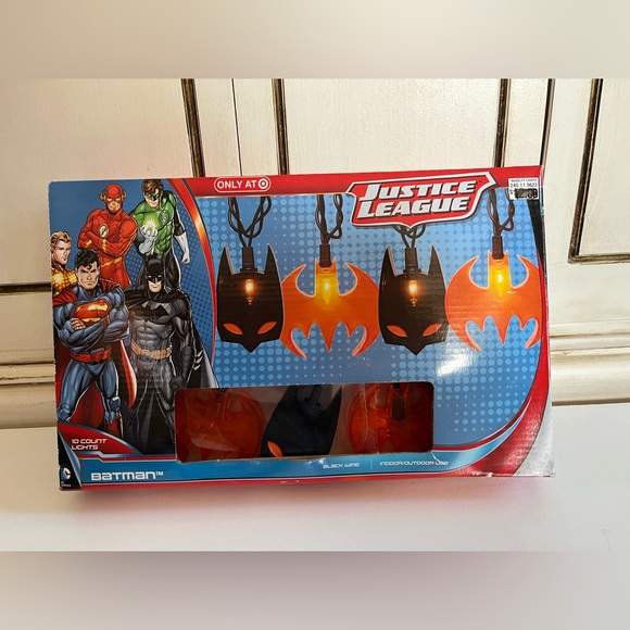 Batman Justice League String Lights Halloween Decor Party/Room decorations decor - Picture 1 of 8